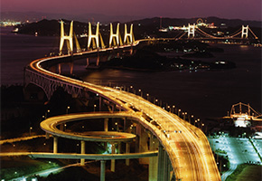 幻想的な瀬戸大橋のライトアップを見に行こう 海と日本project In 岡山