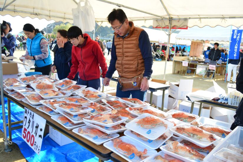 浅口市の冬の味覚が満載。海と魚のフェス開催！