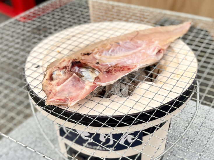 下津井の新鮮な魚を七輪BBQで！　ほっこり『海のばあちゃん食堂』