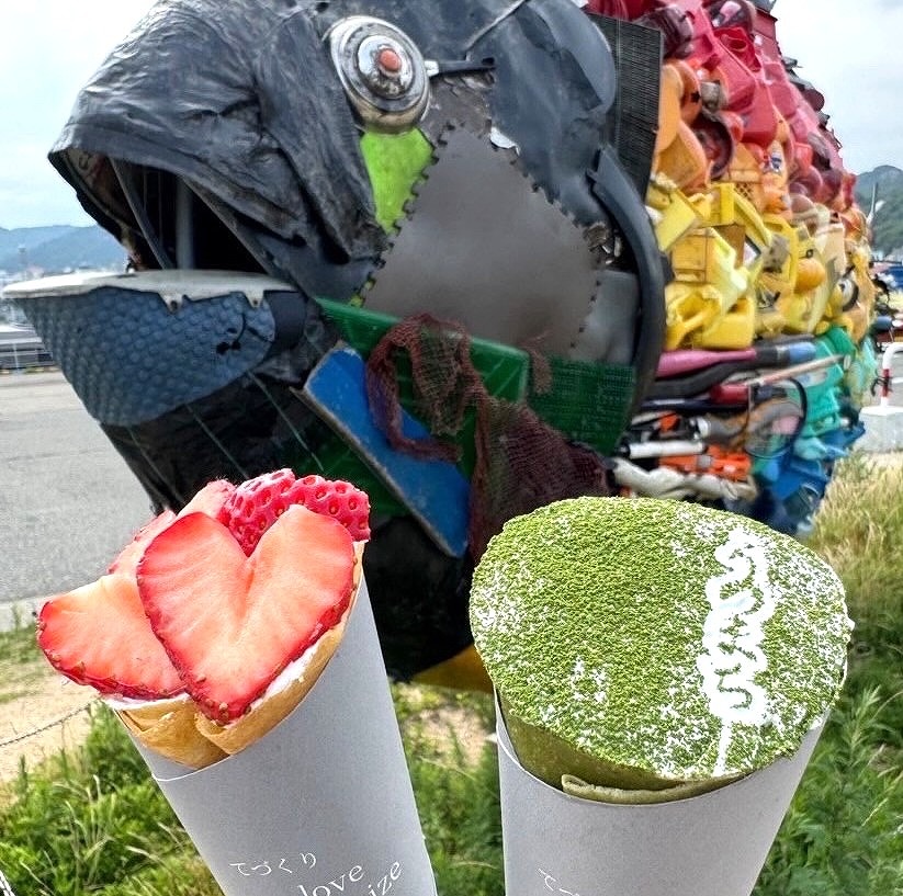 合言葉は「love size」。クレープで宇野の町を元気に！