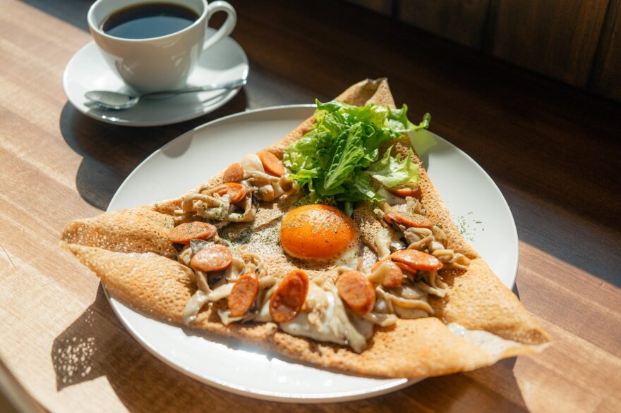 そば粉100%のガレットとコーヒーが自慢の牛窓のカフェ